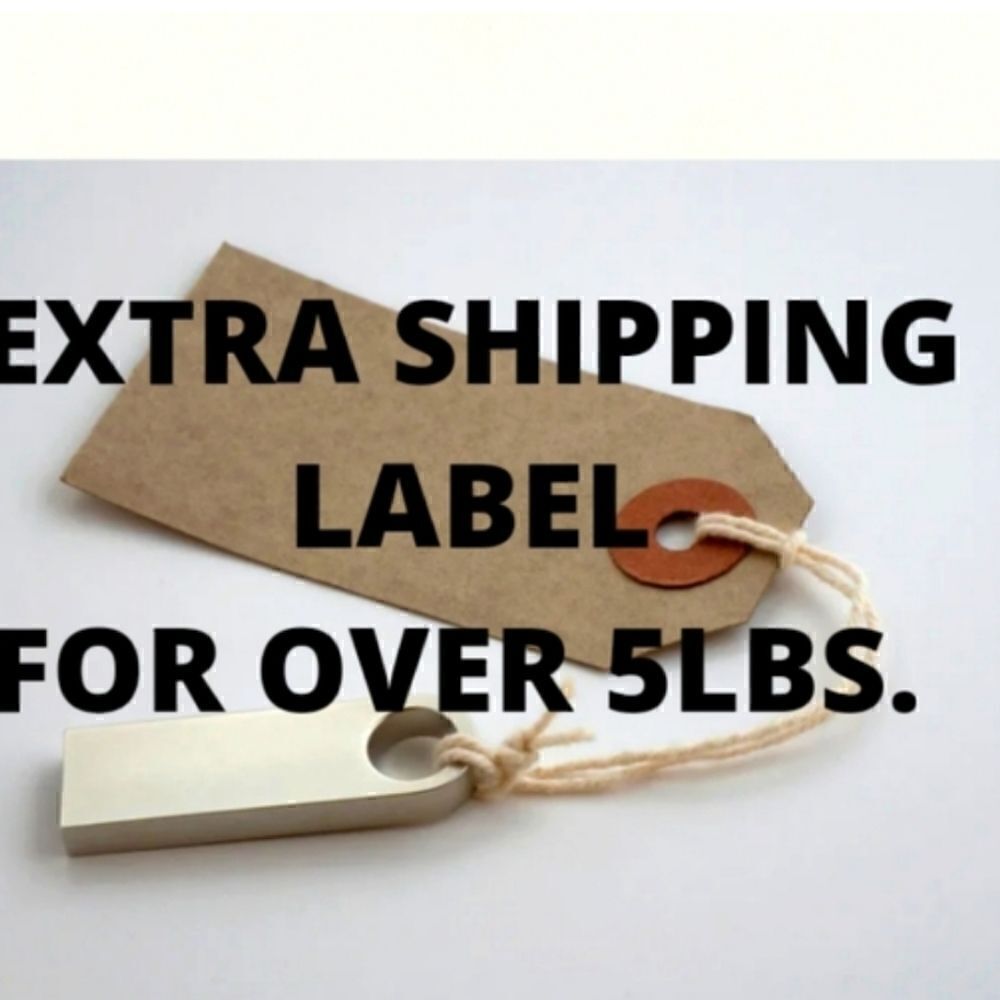  EXTRA shipping label